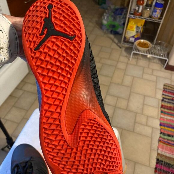 Nike Jordan Super Fly 5 Men Red Black Infrared Bred Shoes size 12 - Picture 3 of 12